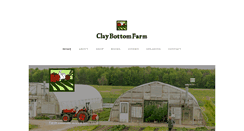 Desktop Screenshot of claybottomfarm.com